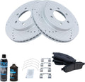 Front Performance Brake Pad & Rotor Kit - G-Coated Semi-Metallic