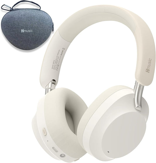 Hmusic MS04 Noise Cancelling Over Ear Headphones for Travel