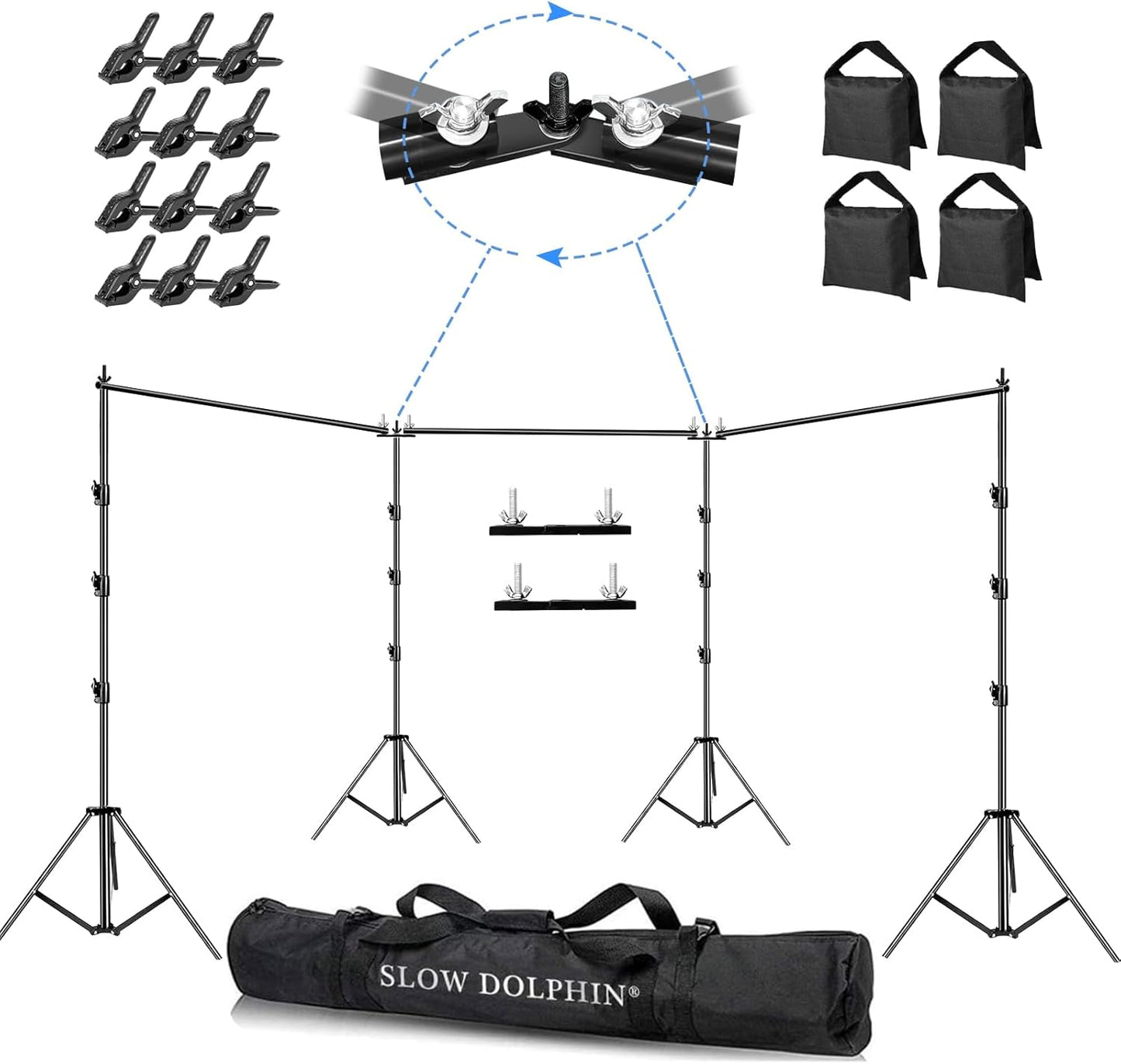 SLOW DOLPHIN Photography Background Support System for Pros
