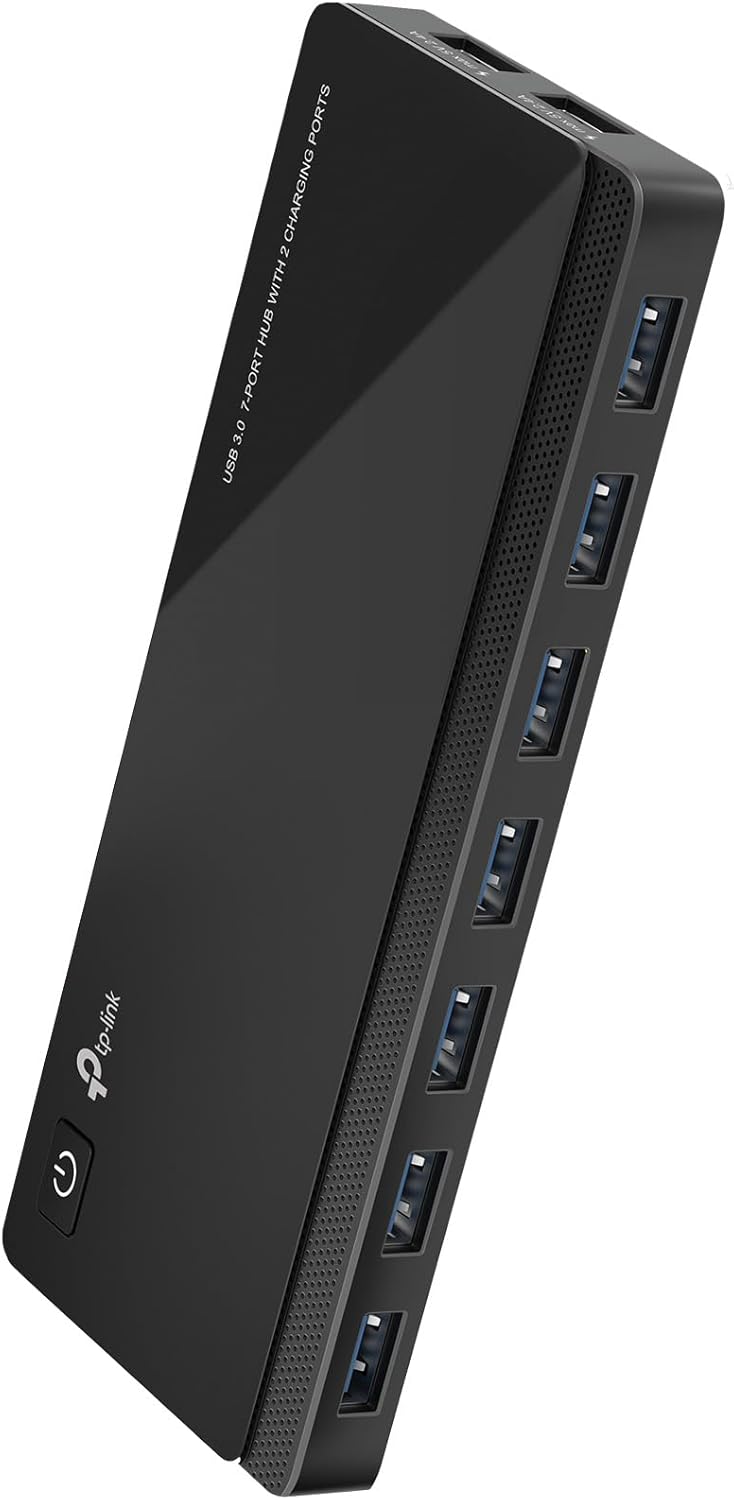 TP-Link Powered USB Hub 3.0 with 7 Data Ports for Fast Charging