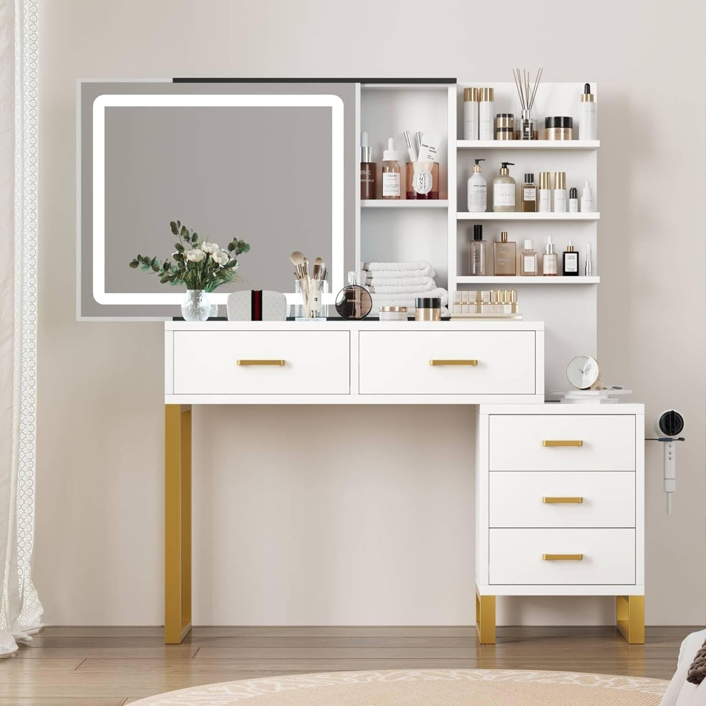 Illuminate & Organize Your Space with Vanity Power