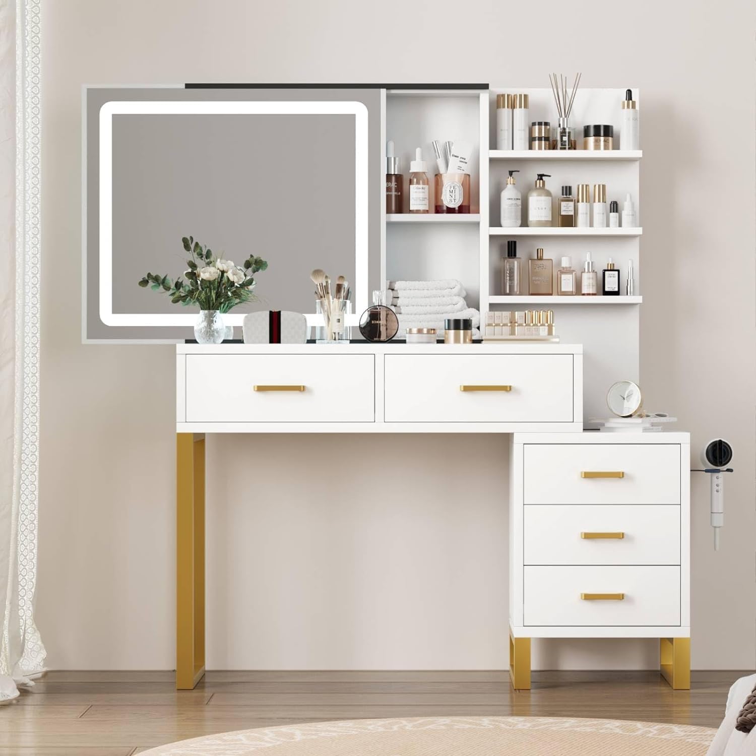 Illuminate & Organize Your Space with Vanity Power