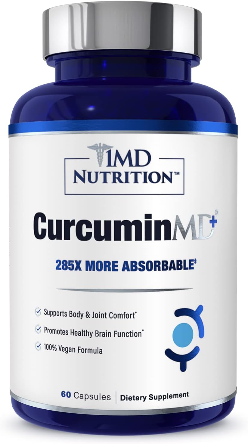 CurcuminMD Plus - Turmeric Curcumin for Joint Health & Mood