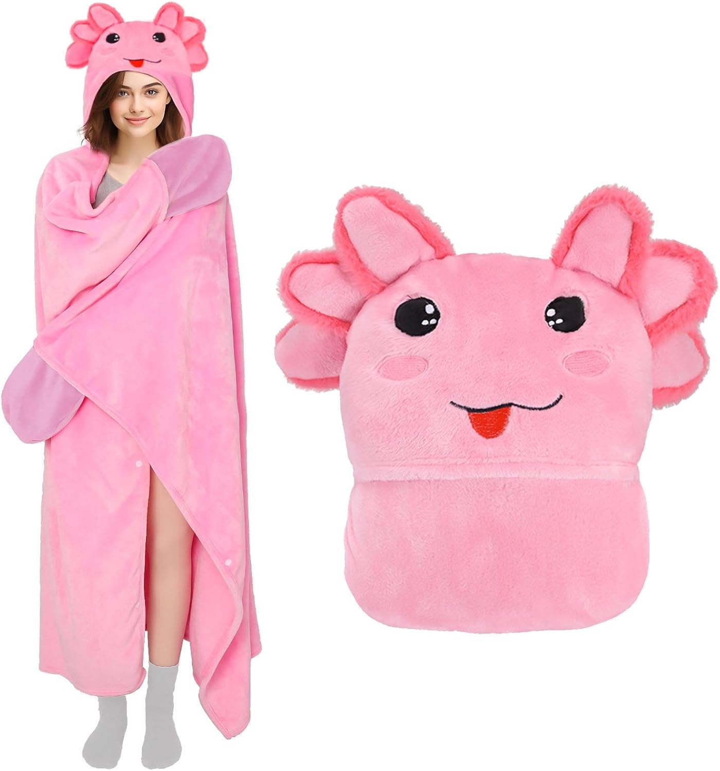 Cozy Hooded Blanket Cape - Snuggle in Style!