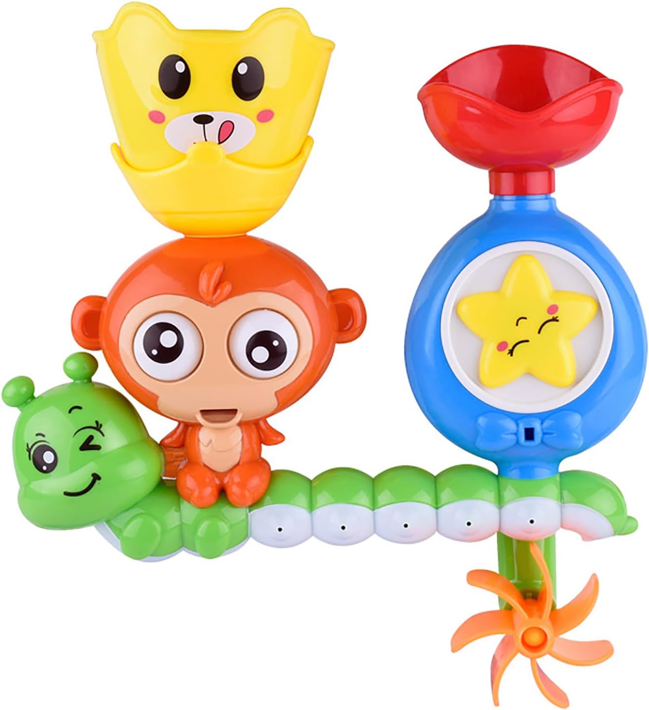 SOMIVOT Monkey Bath Toys - Fun Bathtub Toy for Kids 18m+