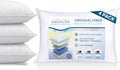Mediflow Fiber Water Pillow 4-Pack - Adjustable Neck Pain Relief