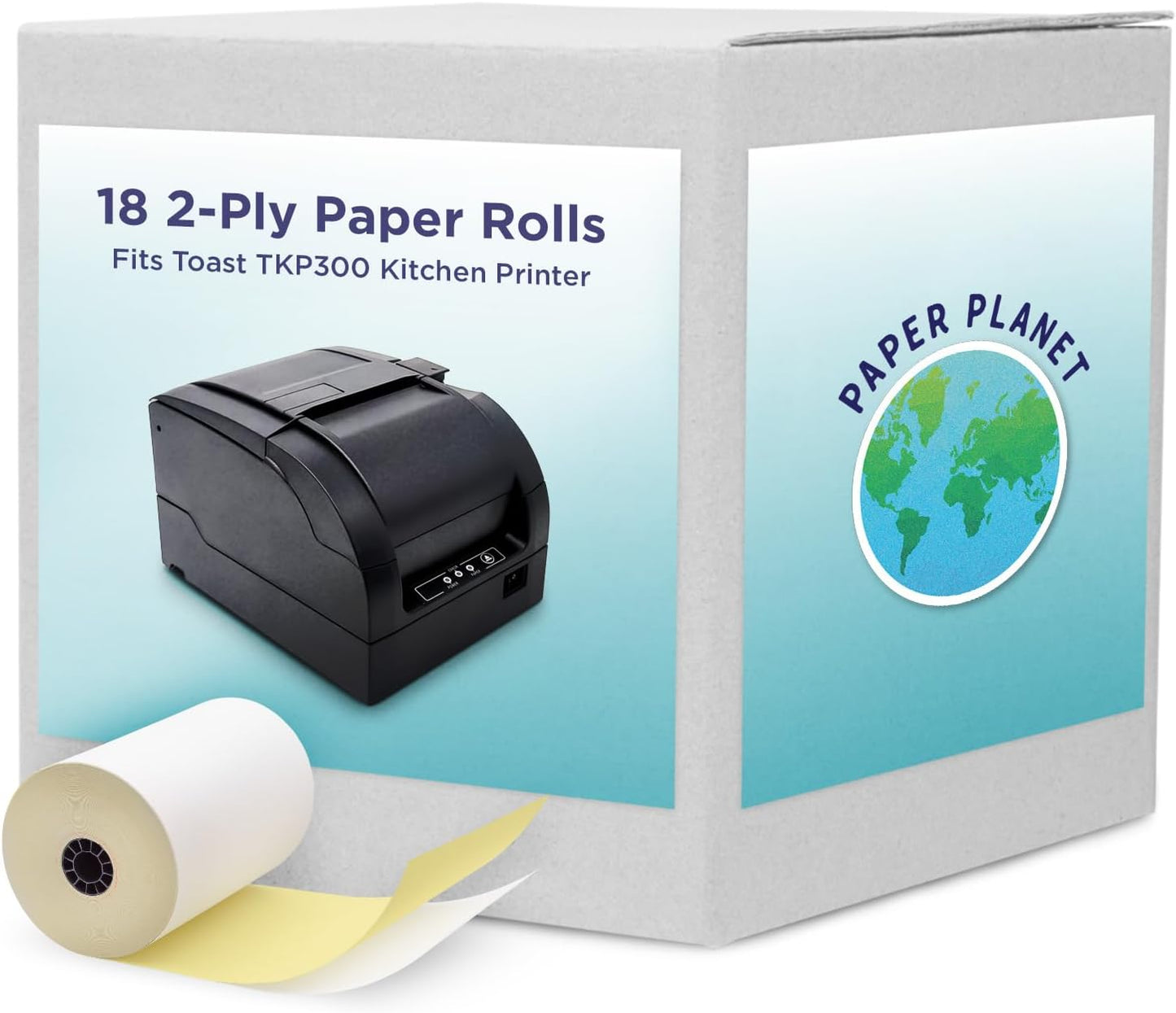 Efficient 2-Ply Carbonless Paper for TKP300 Printer