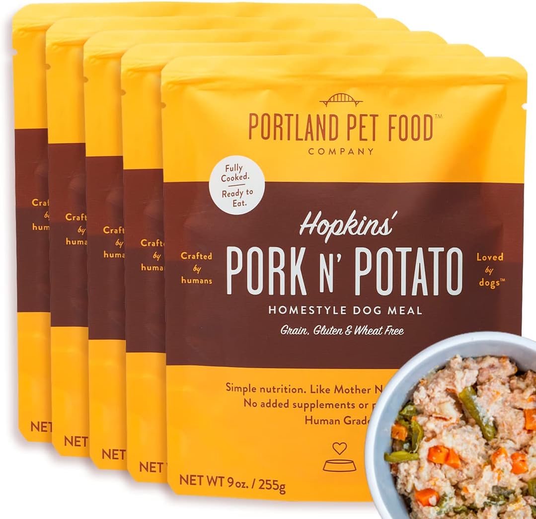 Hopkin's Pork N Potato Fresh Dog Food Pouches for All Breeds