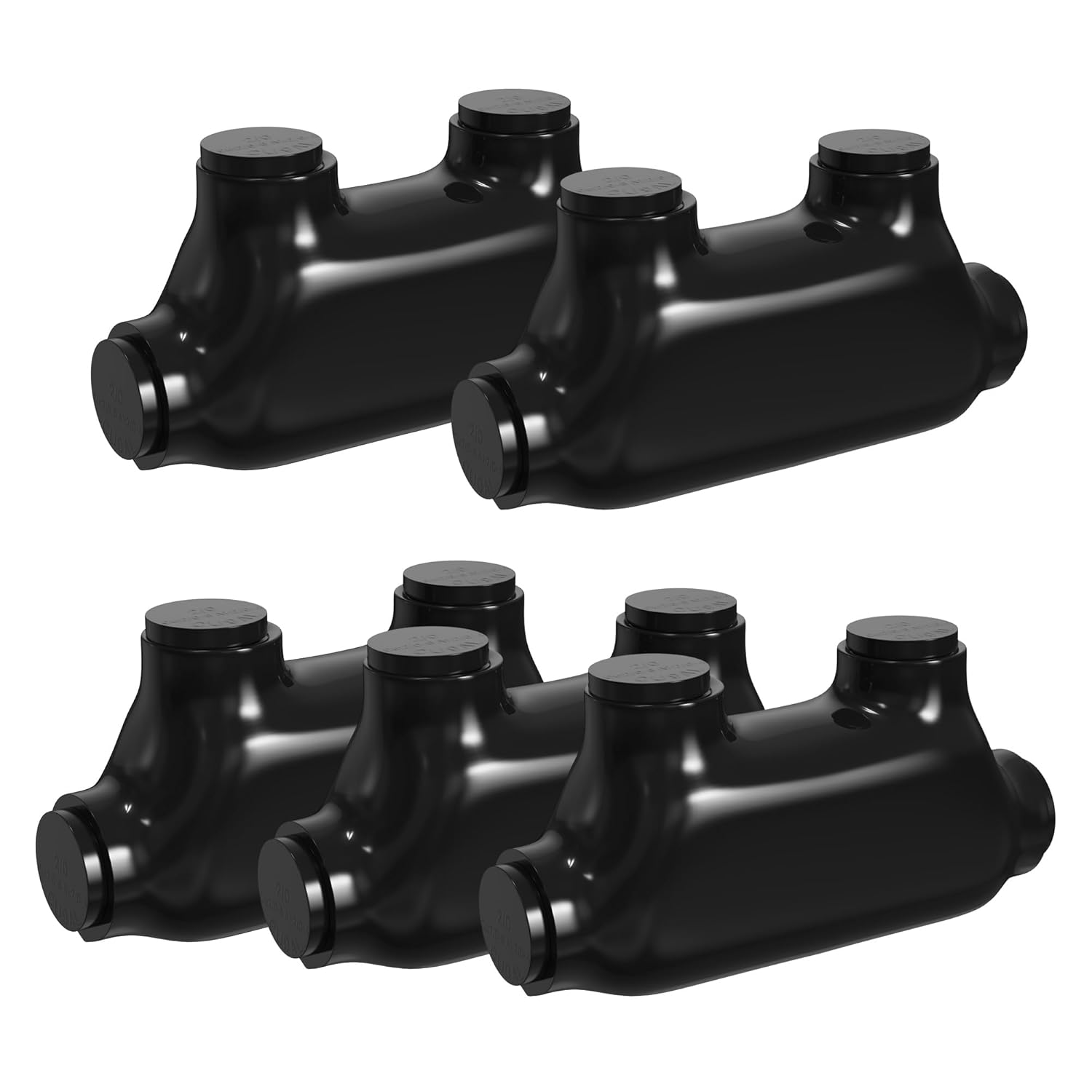Insulated Inline Splice Connector for 2/0-6 Gauge Wire Use