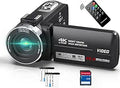 Video Camera Camcorder 4K 48MP 30FPS - Compact Vlogging Recorder