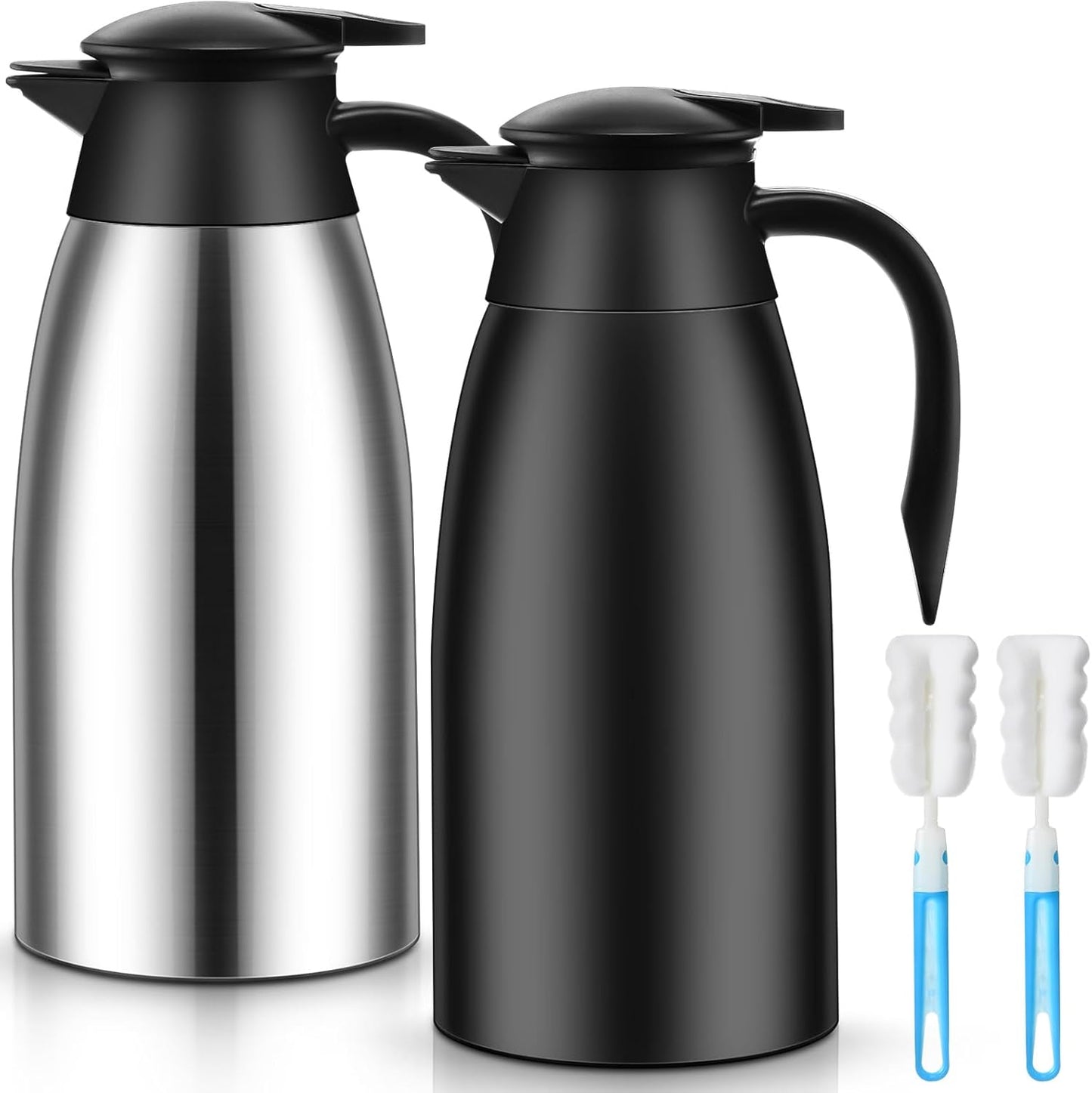 Norme 2 Pcs Thermal Coffee Carafe for Hot Liquid Insulated