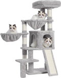 Cat Tree with Condo and Two Hammocks - Compact Indoor Cat Tower