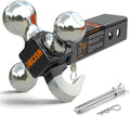 ORCISH 360 Swivel Trailer Hitch Tri-Ball Mount - Rotating Tow Ball