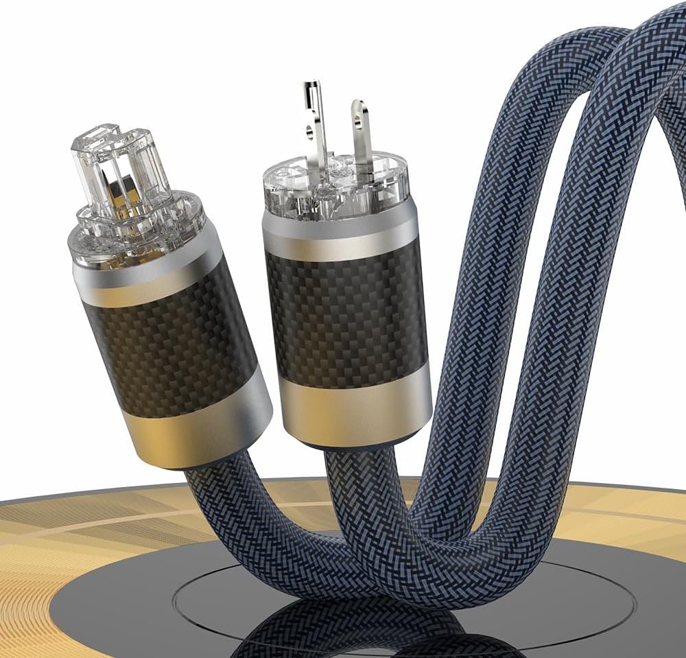 HiFi Audiophile Amplifier Power Cord for Superior Sound Quality