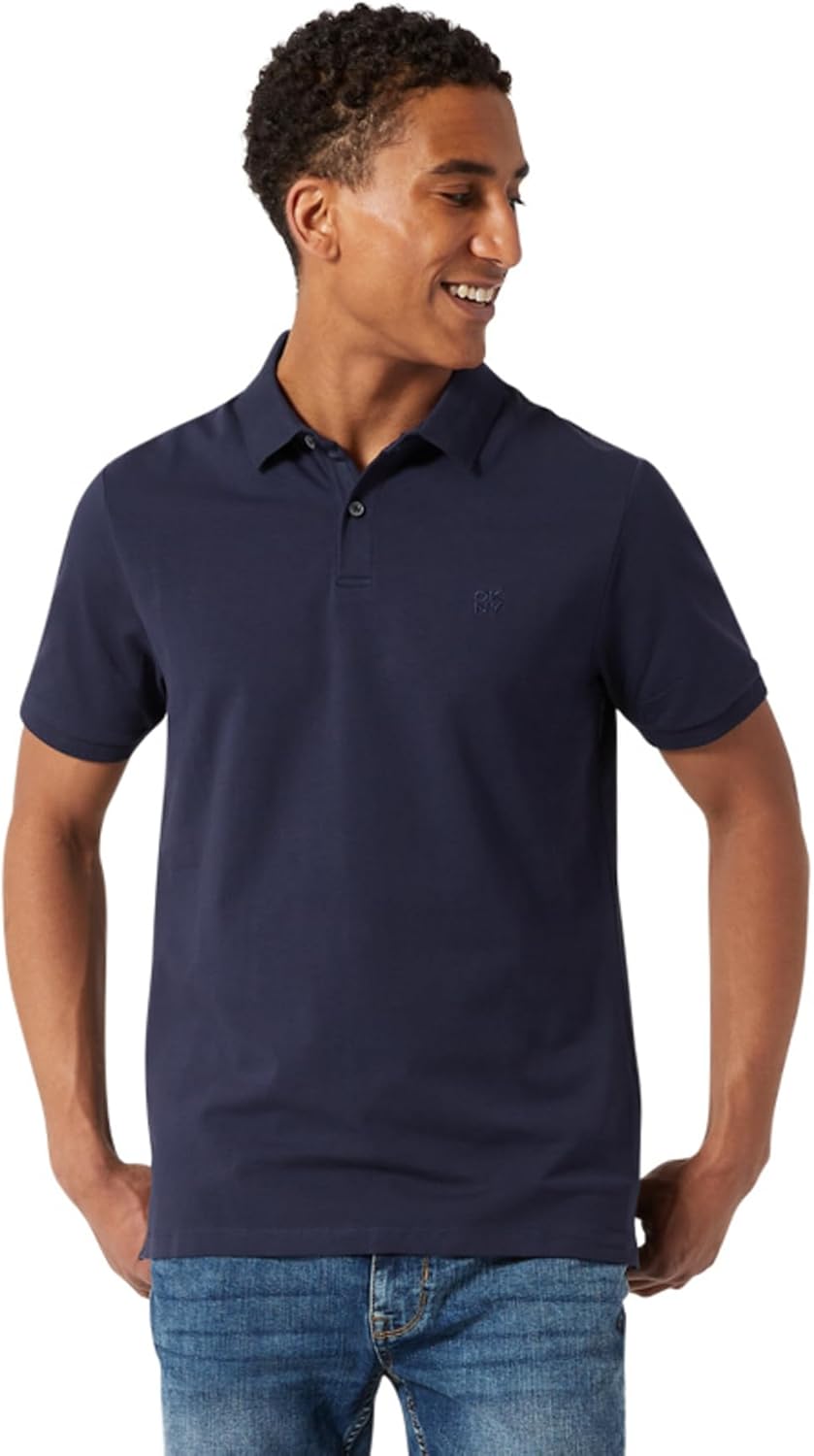 DKNY Soft Cotton Polo Shirts for Men - Modern Fit and Quick Dry
