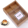 12 Packs Cupcake Boxes Brown Kraft with Inserts and Display Windows
