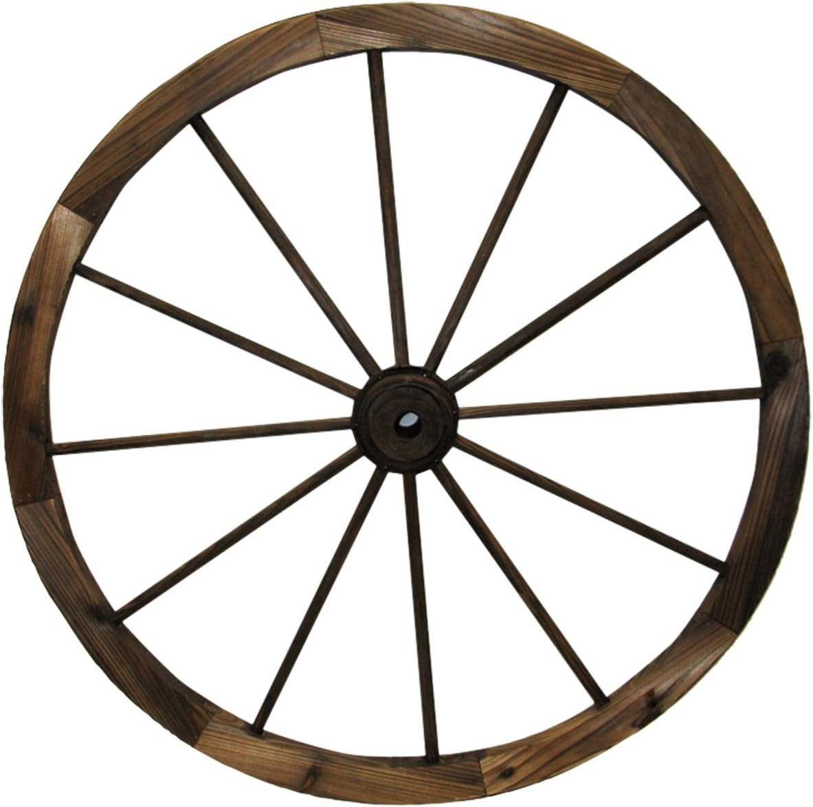 Leigh Country TX 93951 Wagon Wheel, 30 in Brown for Decor