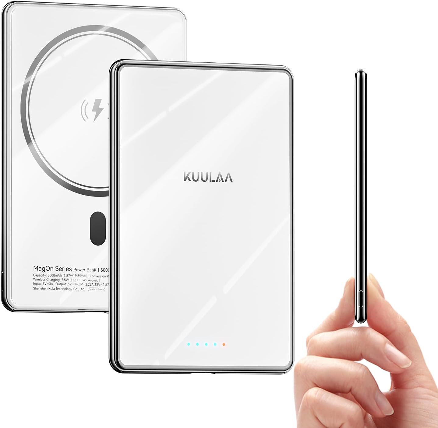 Kuulaa Magsafe Battery Pack 5000mAh Ultra Slim Charger