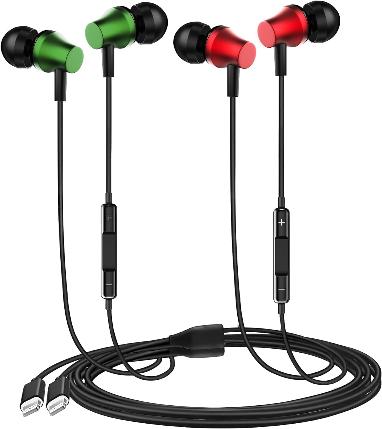 Crystal Clear Sound: iPhone Earbuds 2 Pack