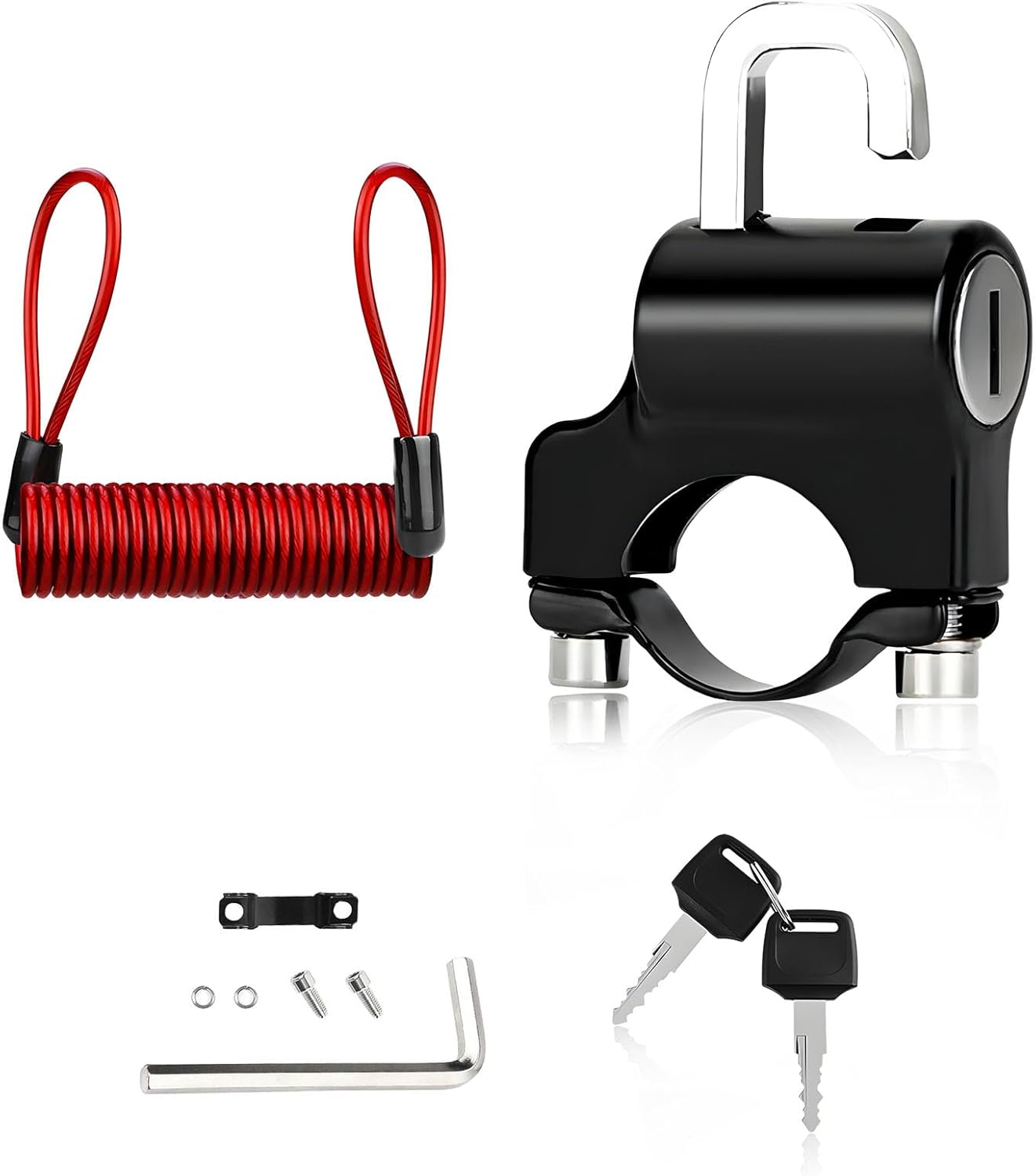 Tamper-Proof Helmet Lock for Motorcycle Safety