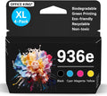 936XL 936e Ink Cartridges Combo Pack Replacement for HP - Reliable