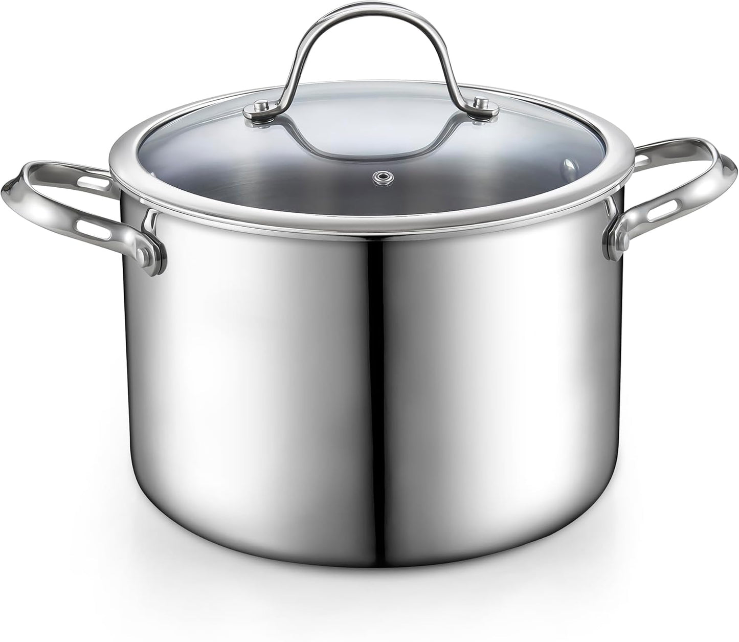 Cooks Standard 8-Quart Stainless Steel Stock Pot for Cooking