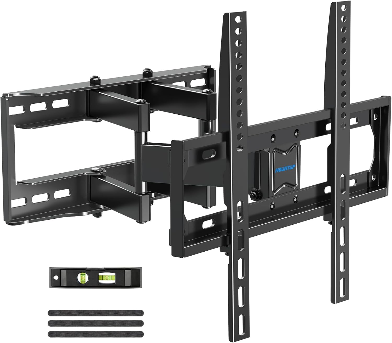 MOUNTUP Full Motion TV Mount - UL Listed Swivel Arm, Fits 26-65 Inch TVs