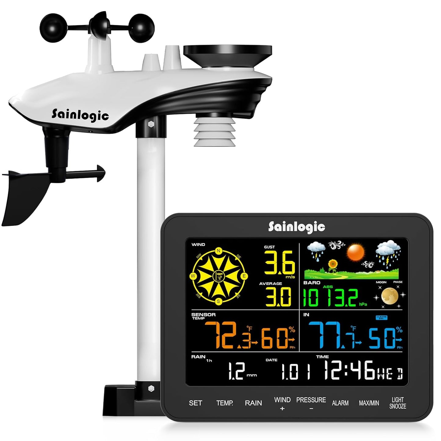 Sainlogic Weather Stations Wireless Indoor Outdoor SA6 Review