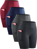 CADMUS Women's High Waist Spandex Yoga Shorts - High Support