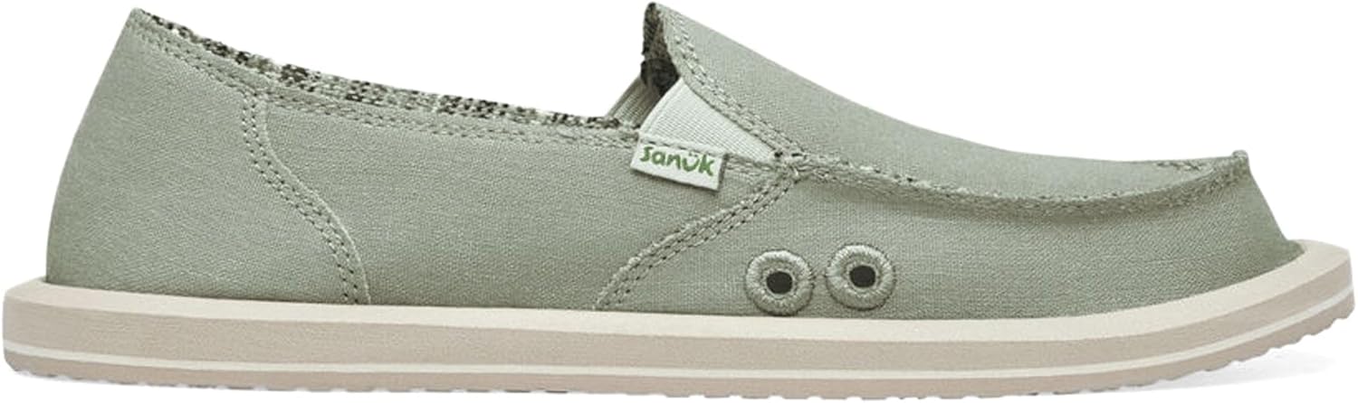 Sanuk Womens Donna Hemp Loafers - Stylish Slip-On Comfort