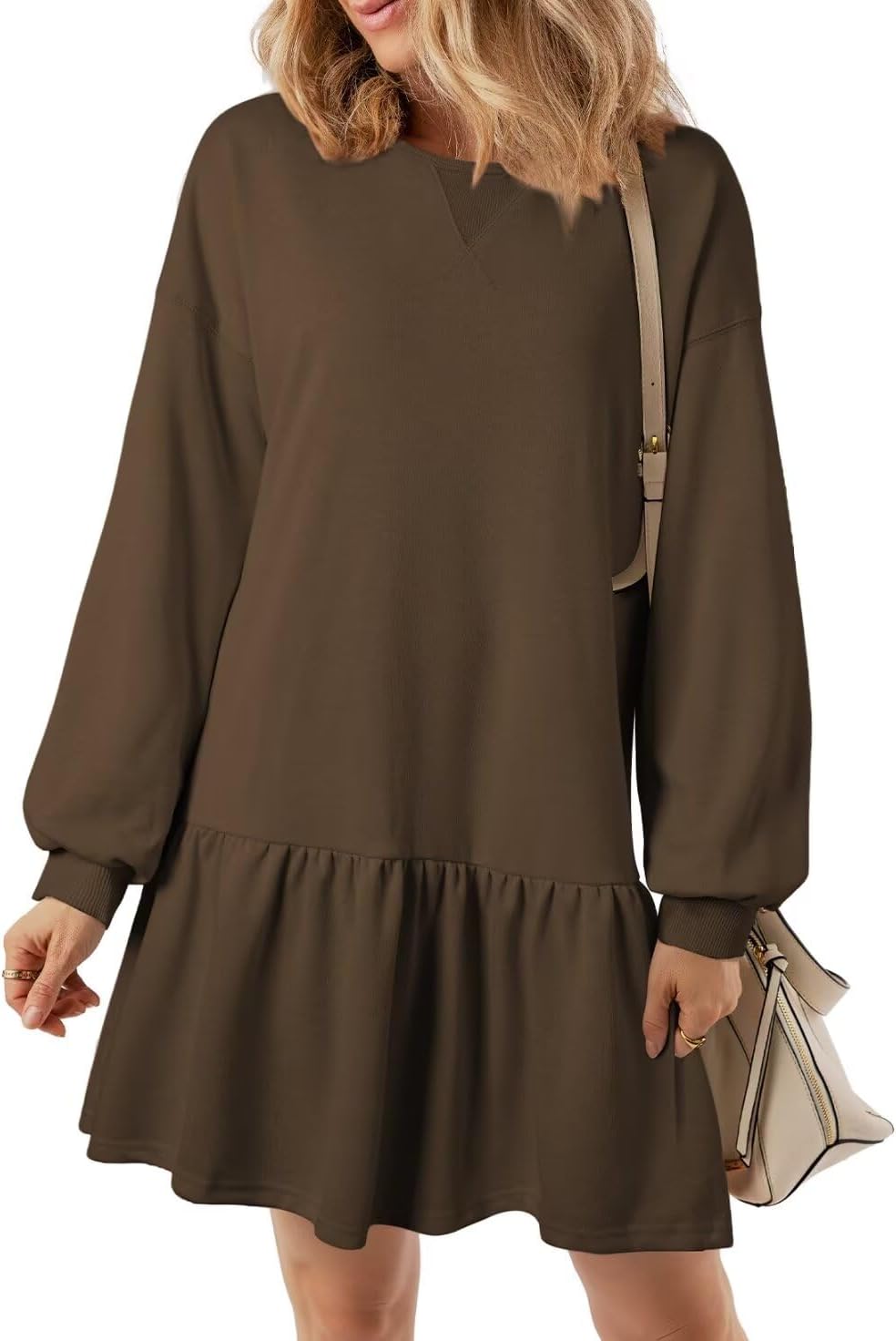 BLENCOT Womens Long Sleeve Pullover Tops for Fall Fashion