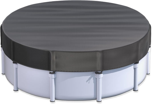 15 Ft Round Pool Cover for Metal Frame Above Ground Pools