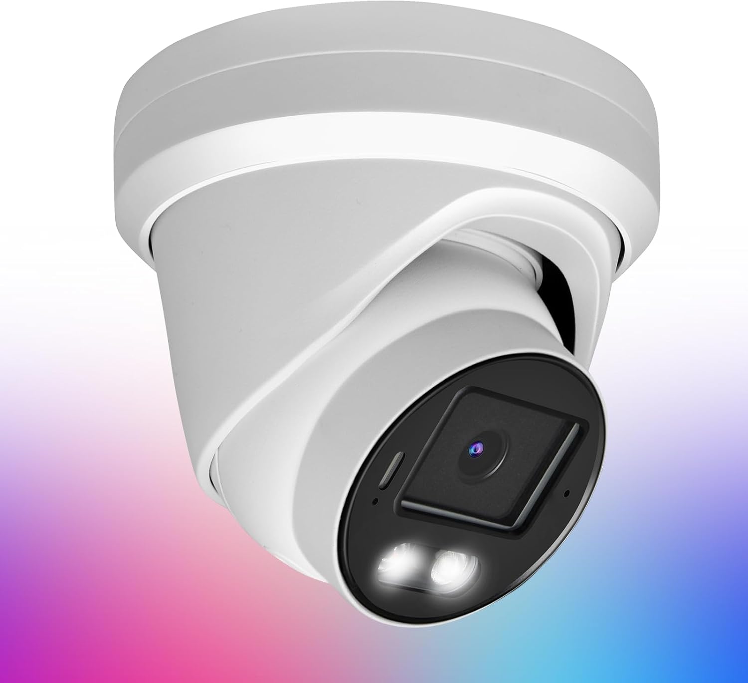 8MP 4K PoE IP Security Camera with Smart Dual Light Colorvu