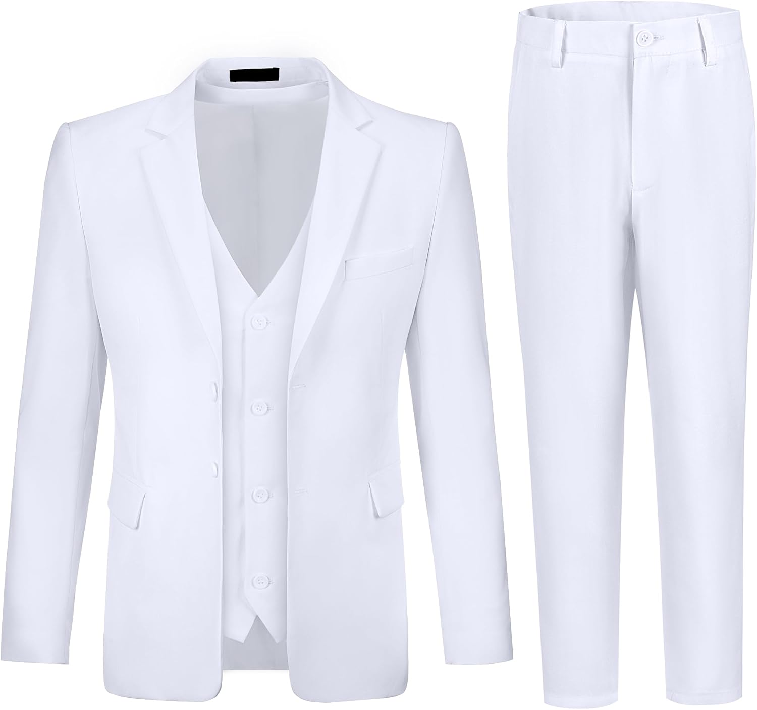 Boys Formal Suit Set Slim Fit Tuxedo for Weddings and Events