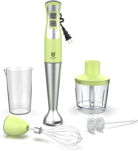Utalent 5-in-1 Hand Blender - Blend, Chop, Froth, Whisk, Puree!