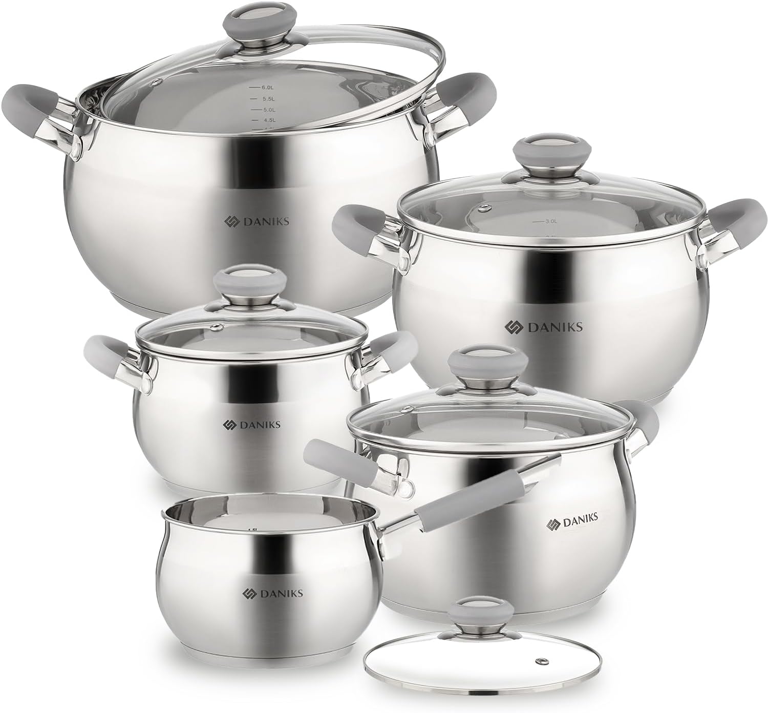 Daniks Modern 10-Piece Stainless Steel Cookware Set Review