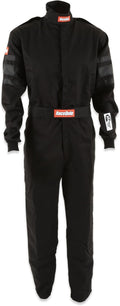 RaceQuip 110 Series 1-Pc Driving Suit SFI 3.2A/1 - Black Large