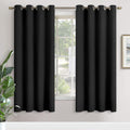 Blackout Curtains 52 x 72 in 2 Panels - Room Darkening Thermal Drapes