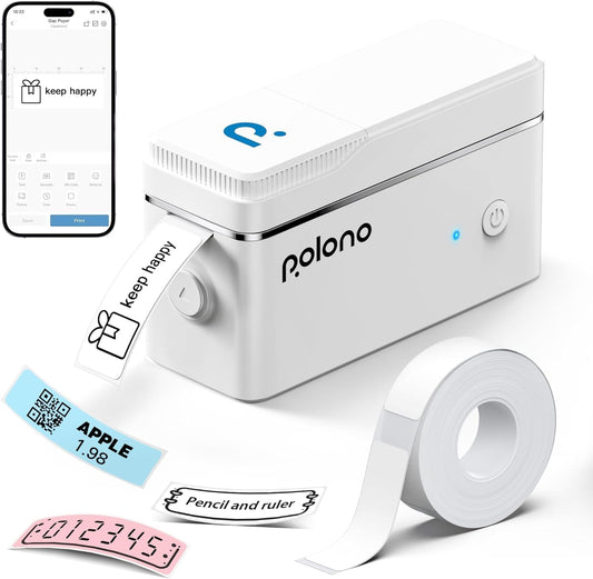 Portable Bluetooth Label Printer for Organizing