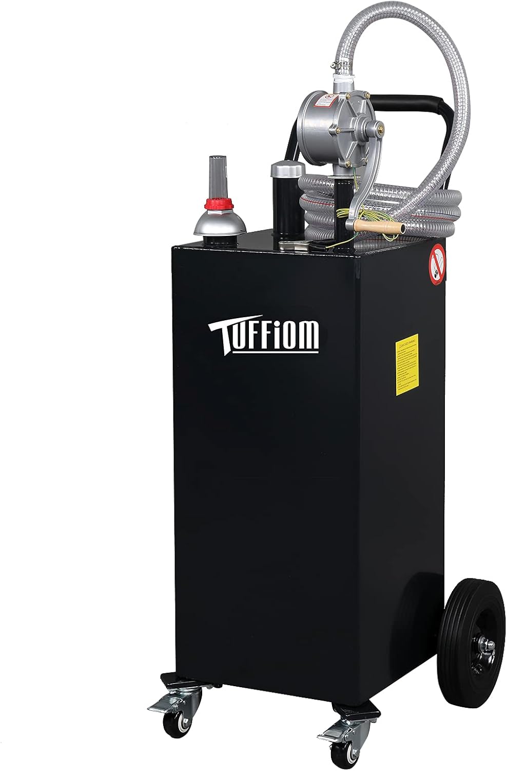 TUFFIOM 35 Gallon Fuel Gas Caddy for Easy Transport and Use