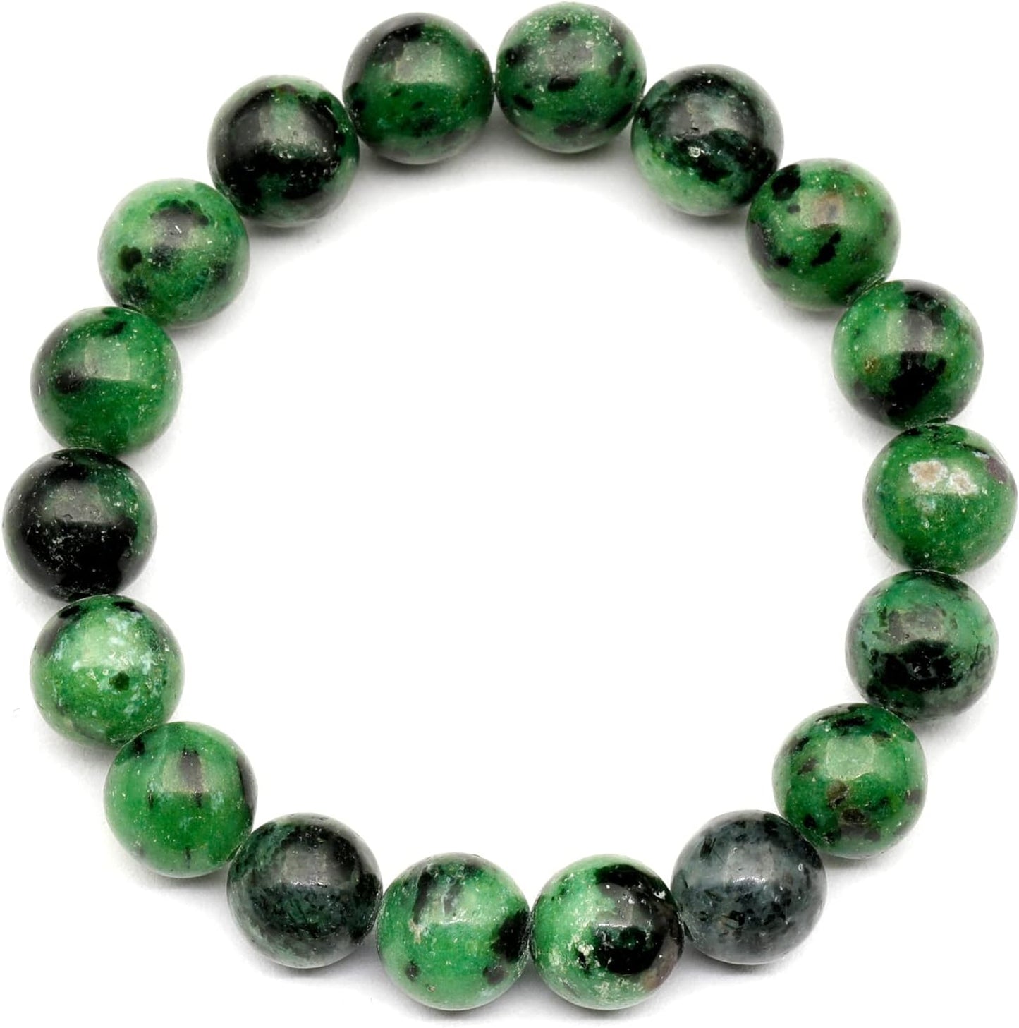 Natural Fluorite Beaded Stretchy Bracelet for Healing and Style
