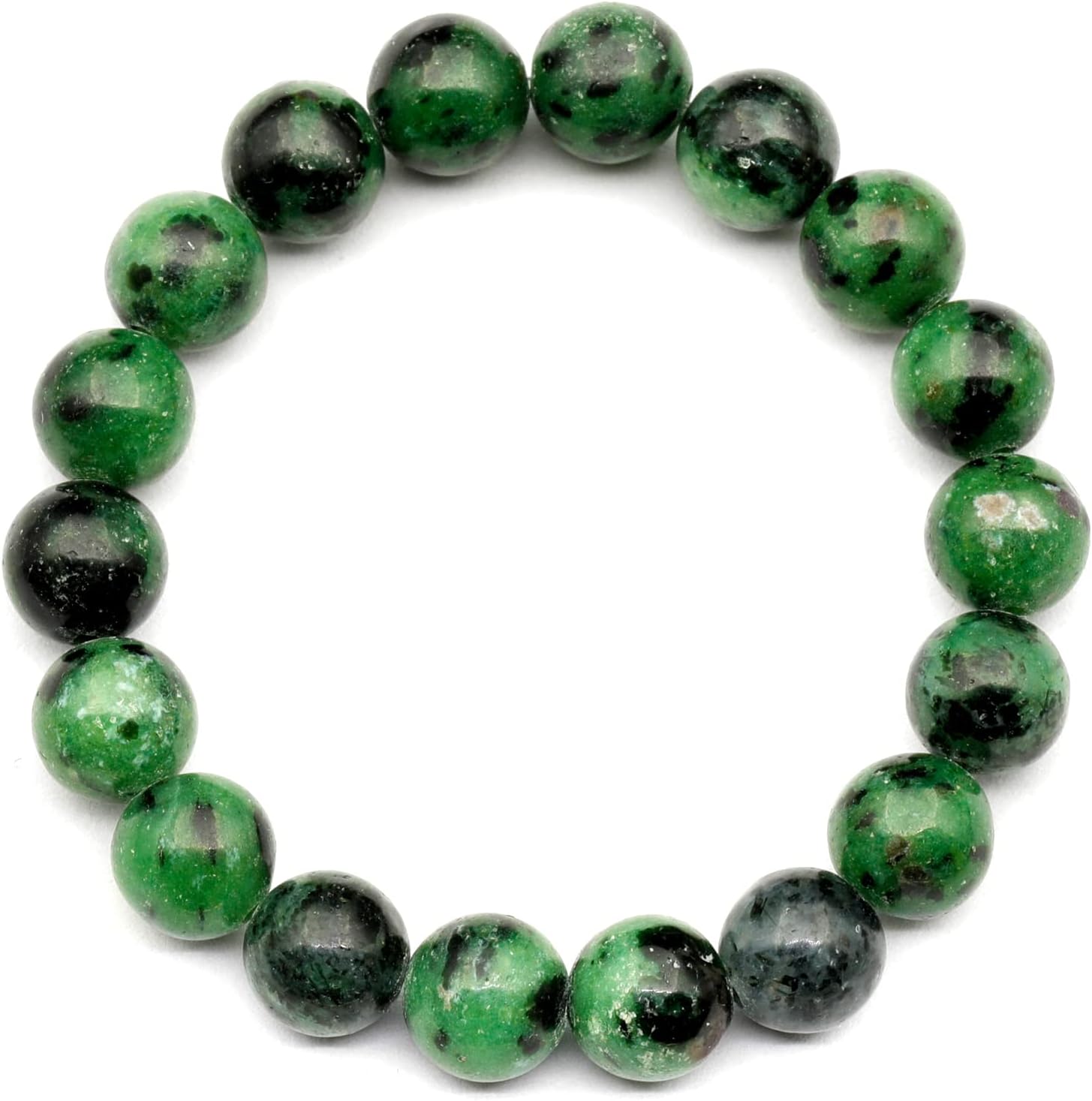 Natural Fluorite Beaded Stretchy Bracelet for Healing and Style