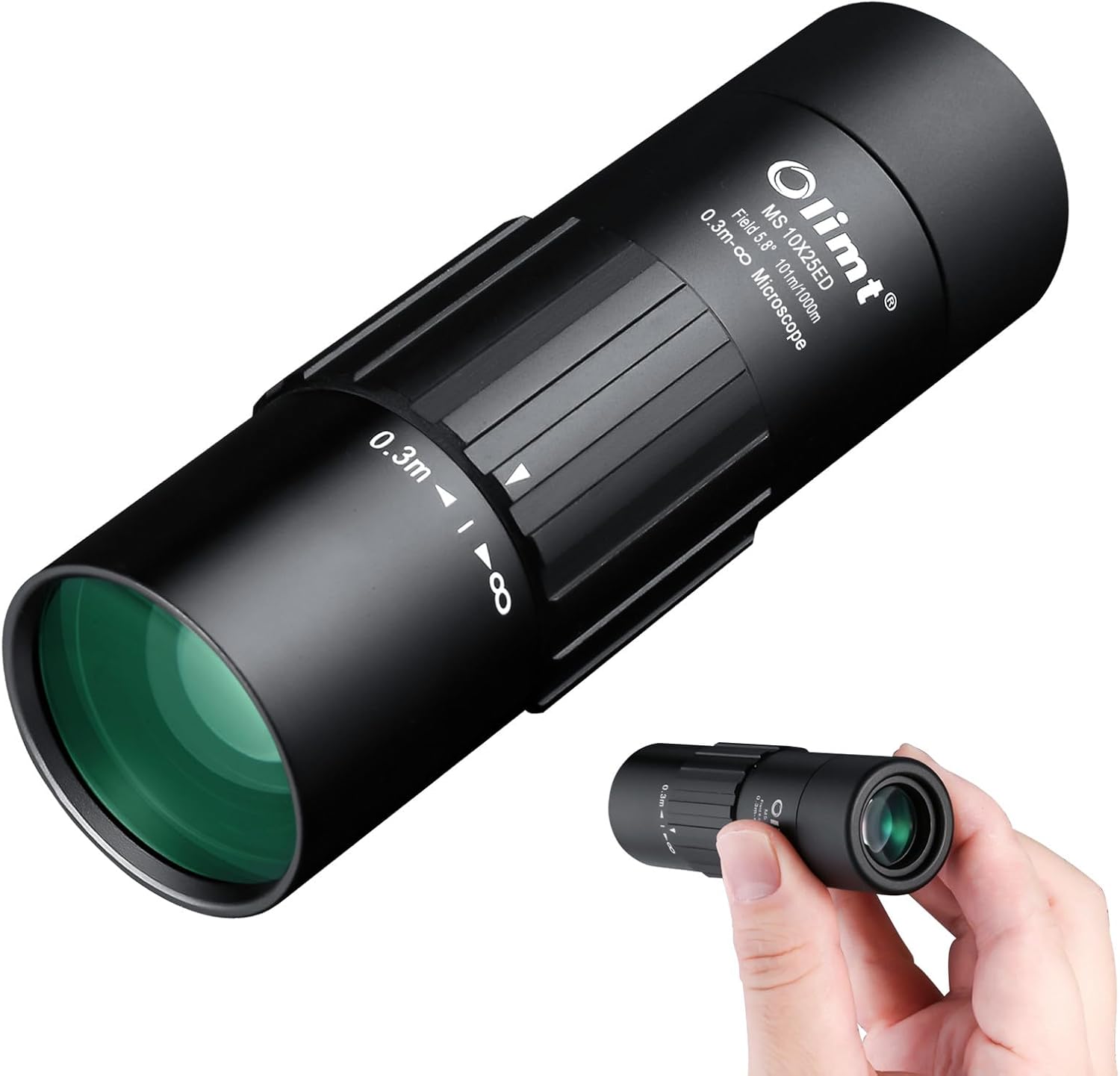 10x25 Monocular Telescope for Bird Watching and Hiking