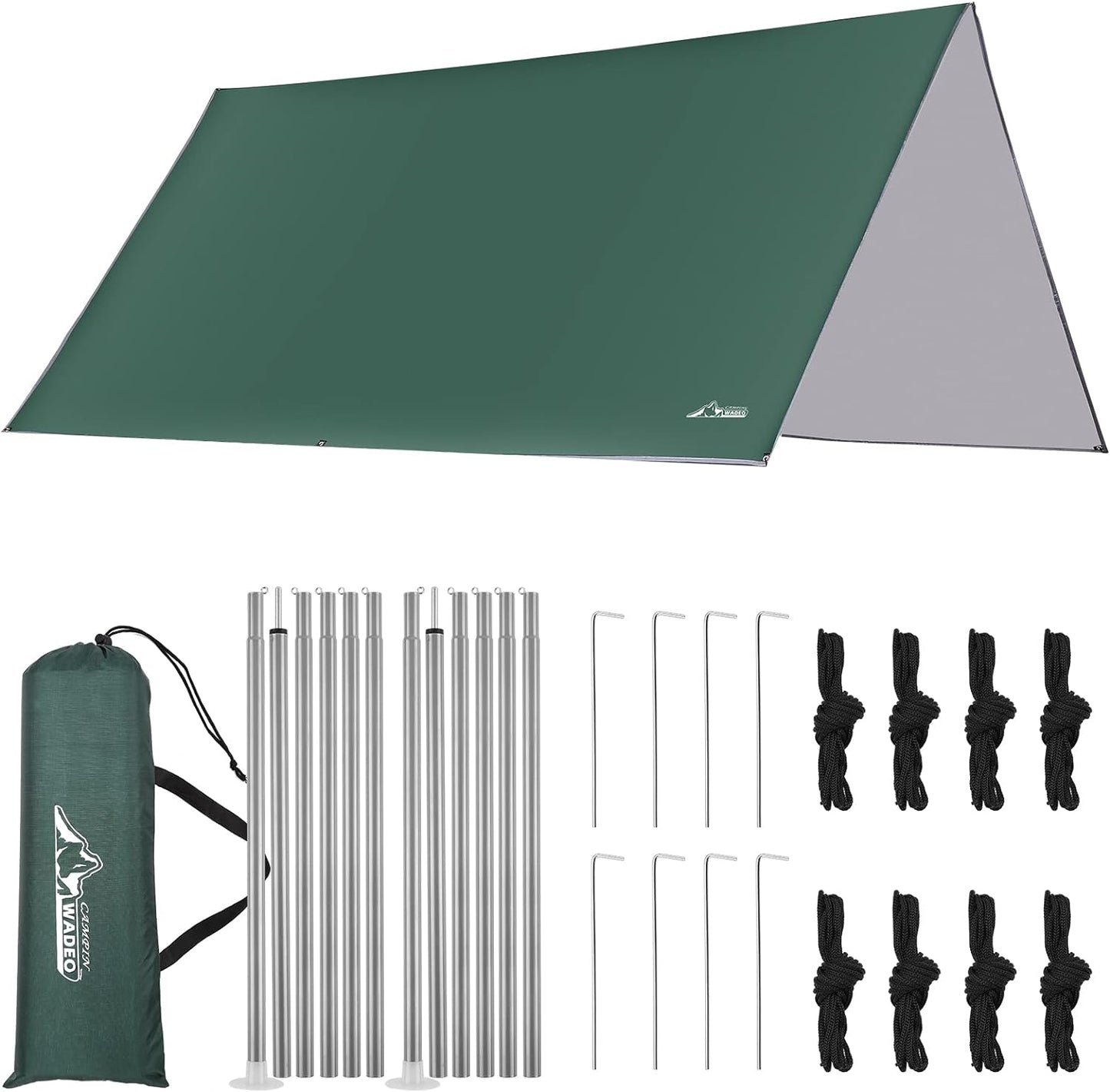 WADEO Waterproof Camping Tarp - Shelter in Style!