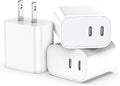 USB C Charger Block Dual Port 20W Fast Charger - Compact Travel
