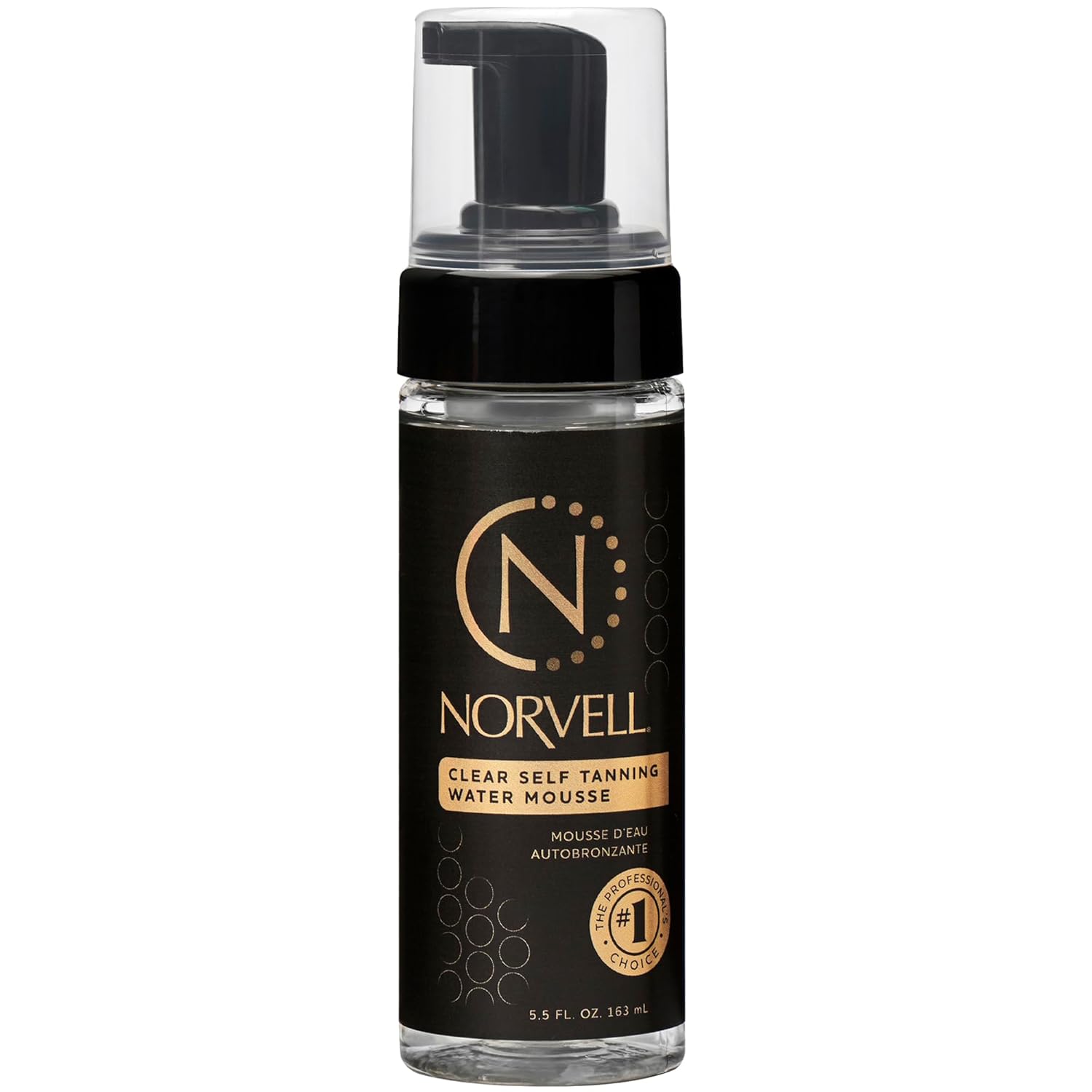 Norvell Essentials Clear Self Tanner Water Mousse for Natural Tan