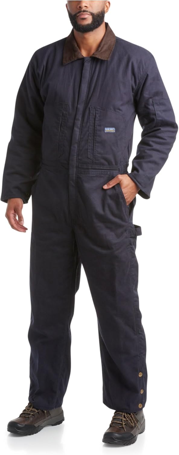 Insulated Water-Resistant Mens Coveralls for Tough Work Tasks