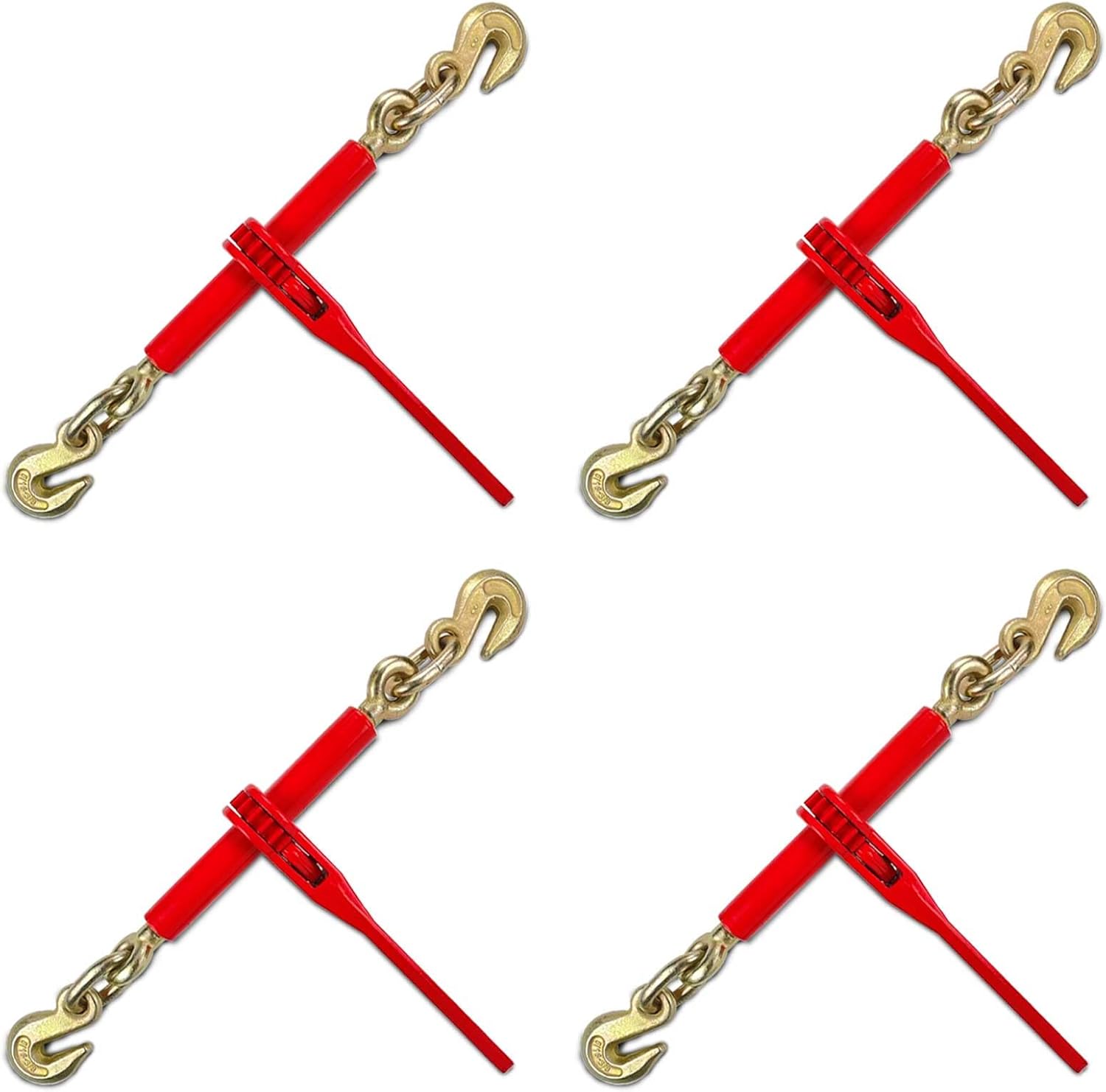 5/16in-3/8in Ratchet Chain Binder for Heavy Loads and Cargo