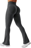 YEOREO Mini Flare Leggings Womens Workout Butt Lifting - Flattering
