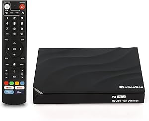 2024 Newest vSee Box V3 Pro with Large Voice Remote Features